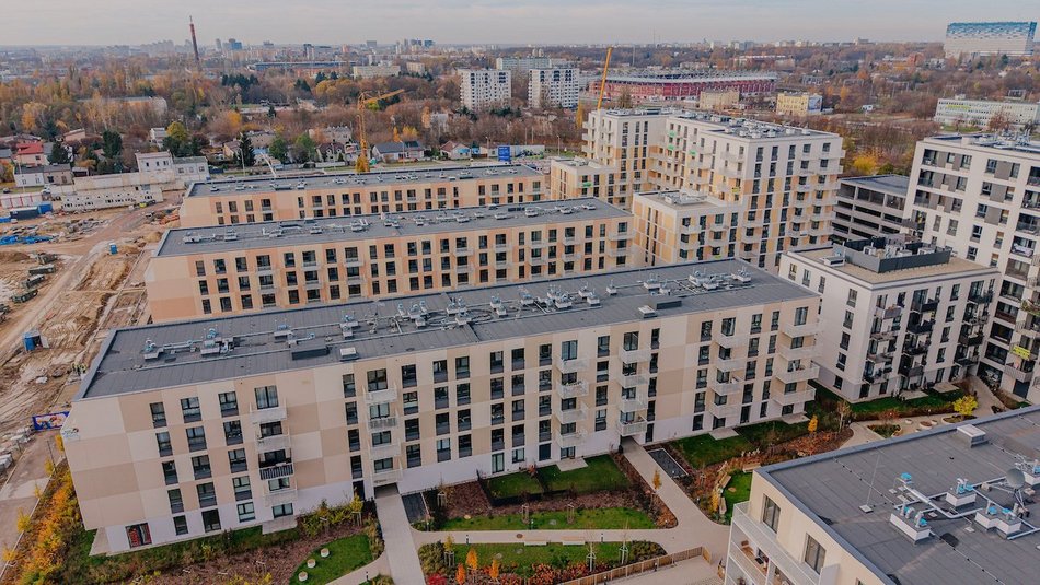 Łódź. Mieszkania zamiast Tesco. Zobacz, jak powstaje osiedle Zenit na Widzewie