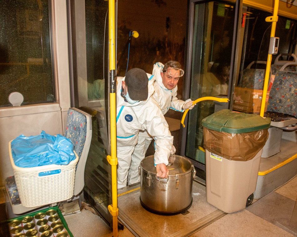 Autobus dla bezdomnych i potrzebujących w Łodzi