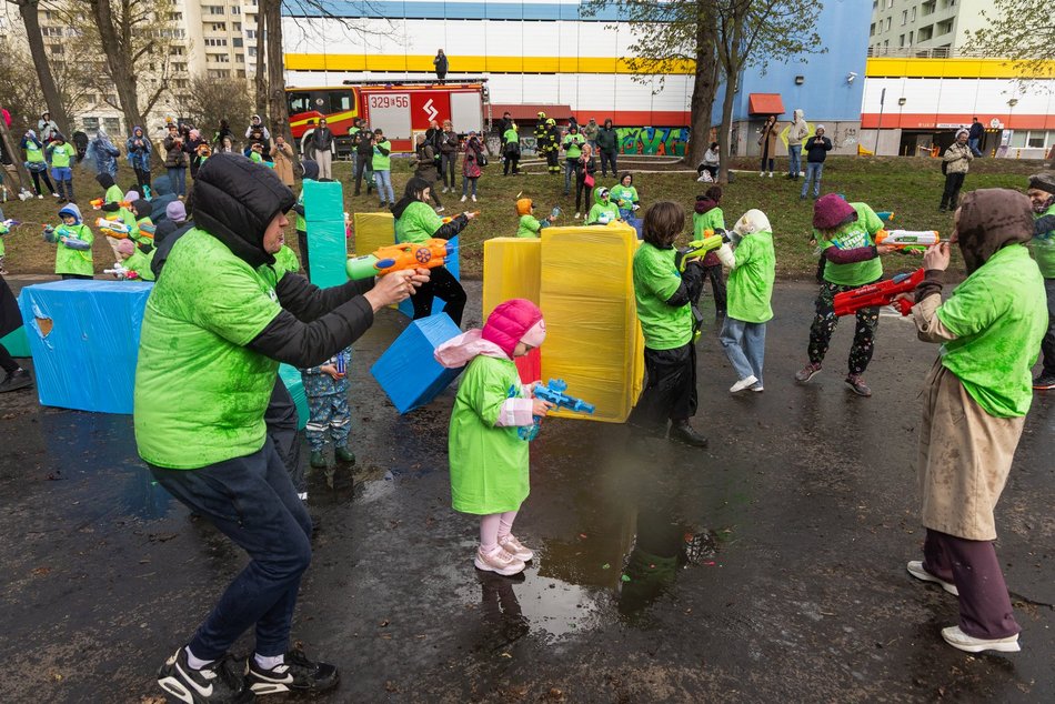 Łódź. Lany Poniedziałek na Manhattanie w Łodzi. Tak Łodzianie celebrowali śmigus-dyngus!