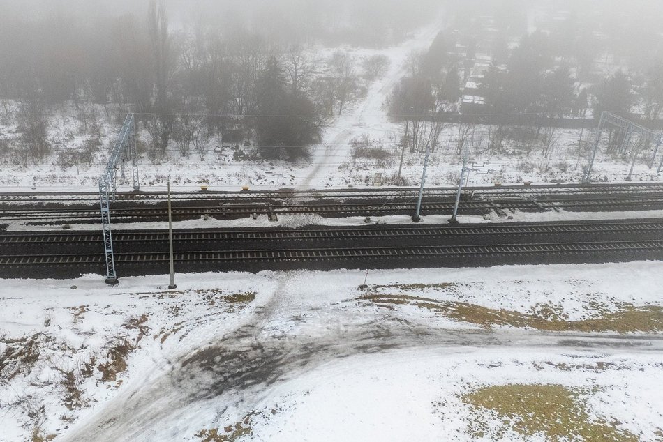 Łódź. Ulica Henrykowska - miejsce, w którym powstanie kładka