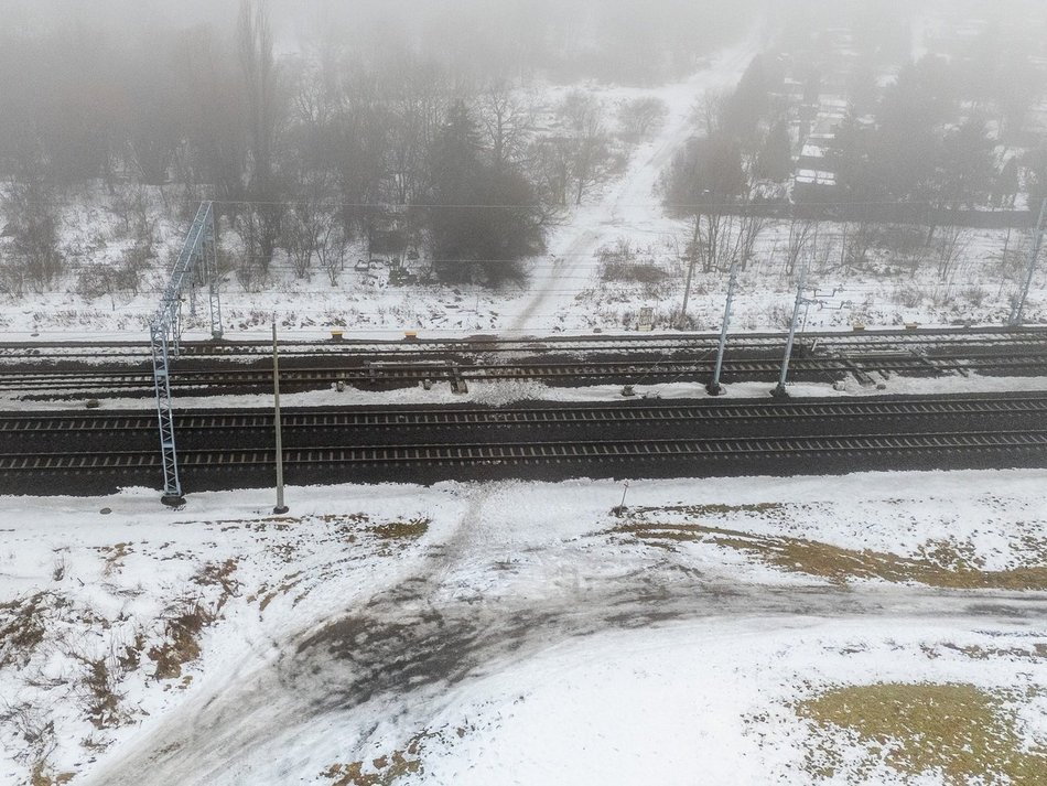 Łódź. Ulica Henrykowska - miejsce, w którym powstanie kładka