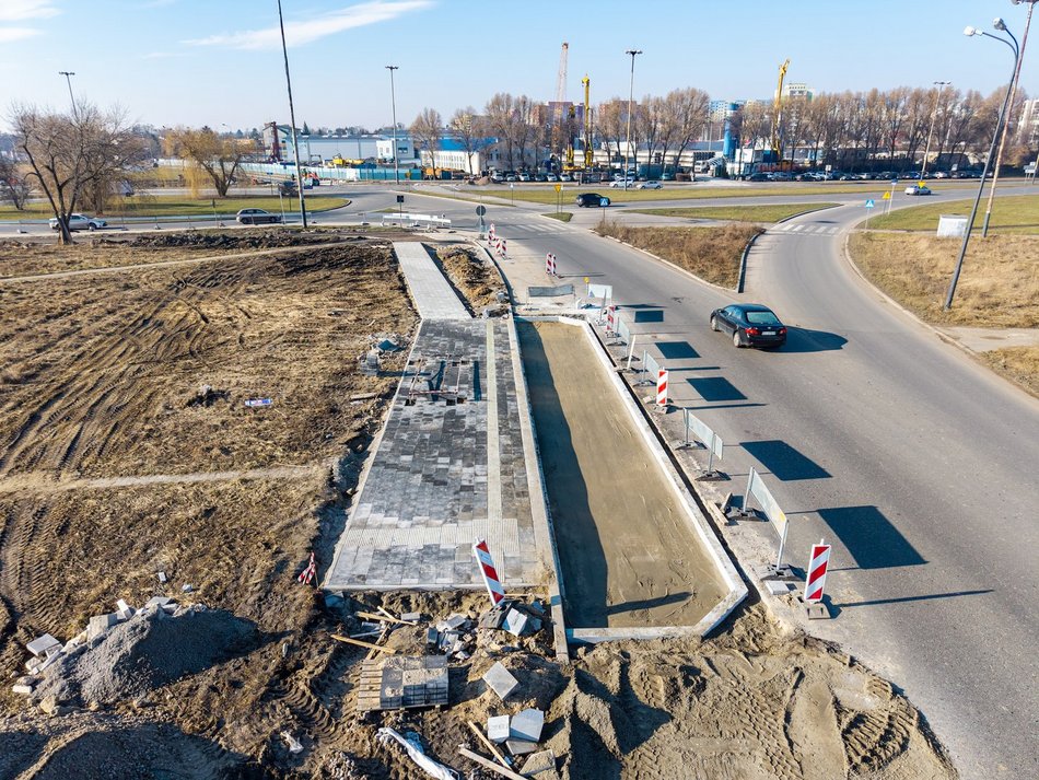 Łódź. Nowa ścieżka rowerowa na Retkini