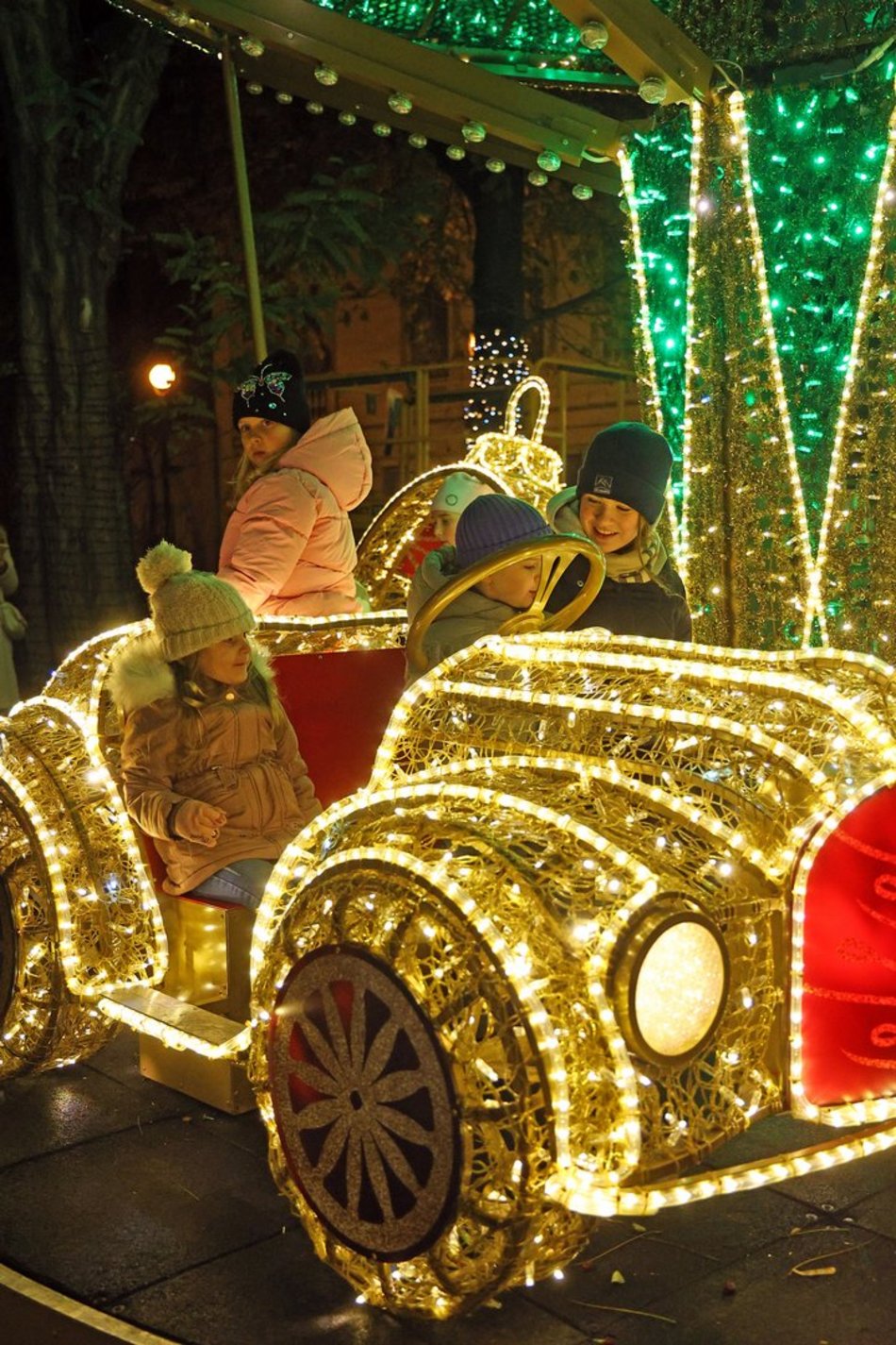 Świąteczna iluminacja Piotrkowskiej Łódź