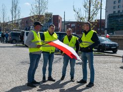 Protest rolników pod Urzędem Marszałkowskim w Łodzi