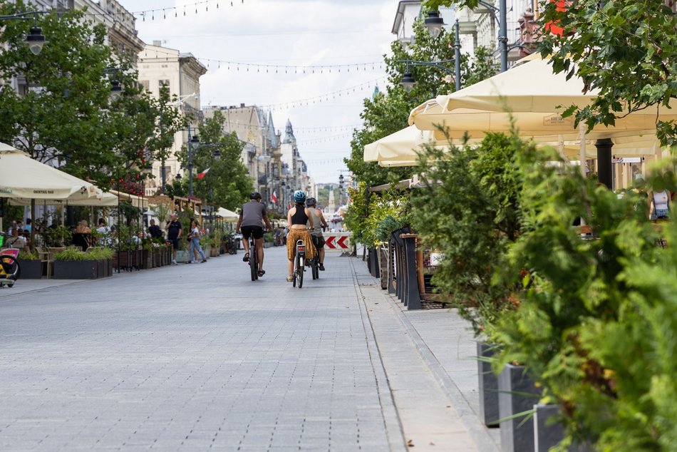 Łódź. Pierwszy sierpniowy weekend na Piotrkowskiej. Tłumy łodzian i turystów!