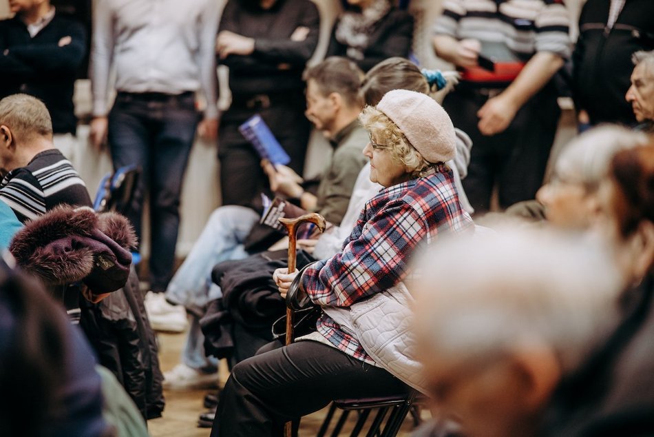 Łódź. KDP. Pierwsze spotkanie wykonawcy z mieszkańcami odbyło się na Karolewie