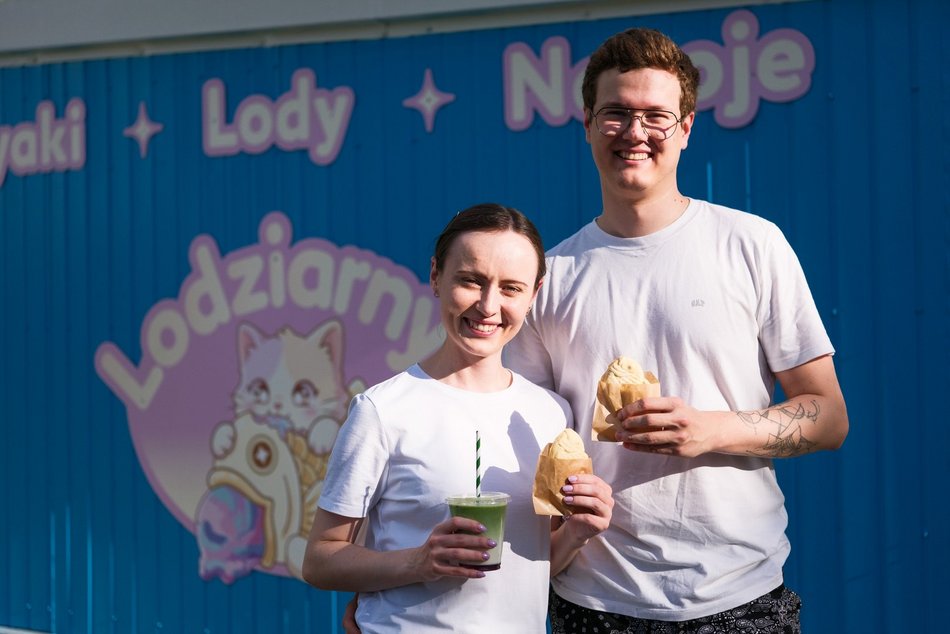 Łódź. Japońska lodziarnia na Retkini w Łodzi. Ciasteczka taiyaki, iced matcha i... Pokemony!