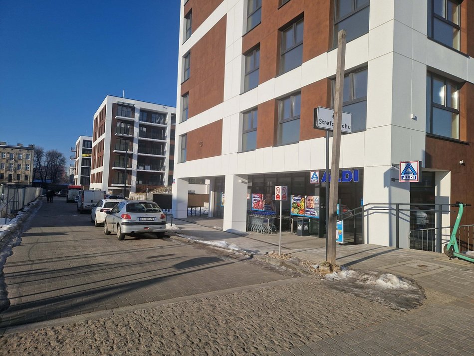 Nowy Aldi w centrum Łodzi! Supermarket ukryty w nowym apartamentowcu