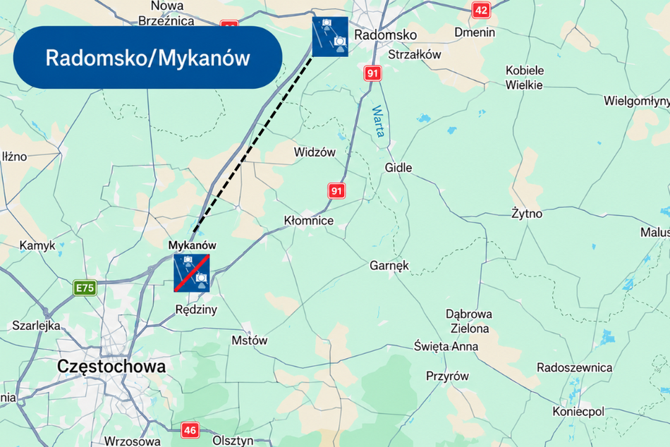 Cztery nowe odcinkowe pomiary prędkości na A1 w Łódzkiem
