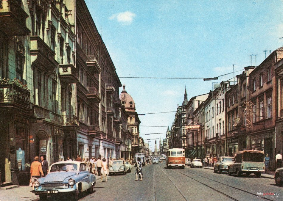 Łódź. Dawna Łódź na kolorowych fotografiach. Takie miasto wspominamy z nostalgią