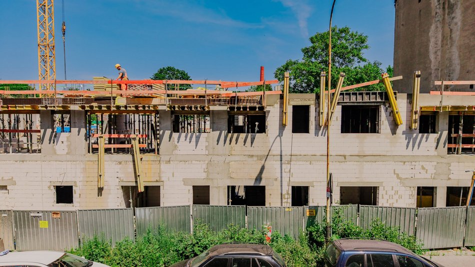 Łódź. Nowe mieszkania miejskie przy Skierniewickiej w Łodzi