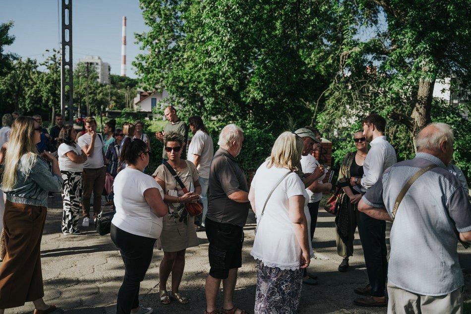 Spacer nad rzeką Jasień w Łodzi. Tak łodzianie rozmawiali o inwestycjach