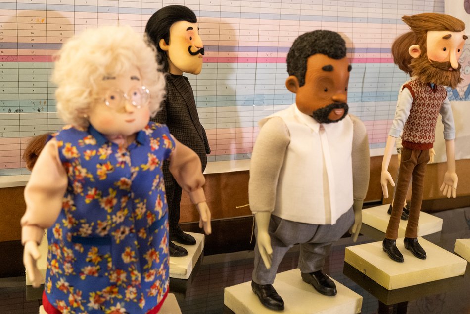 Łódzkie lalki do filmu „Lola i pianino hałasów” w reżyserii Augusto Zanovello