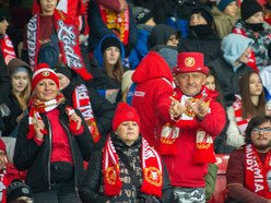 Kibice na meczu Widzew Łódź – Zagłębie Lubin