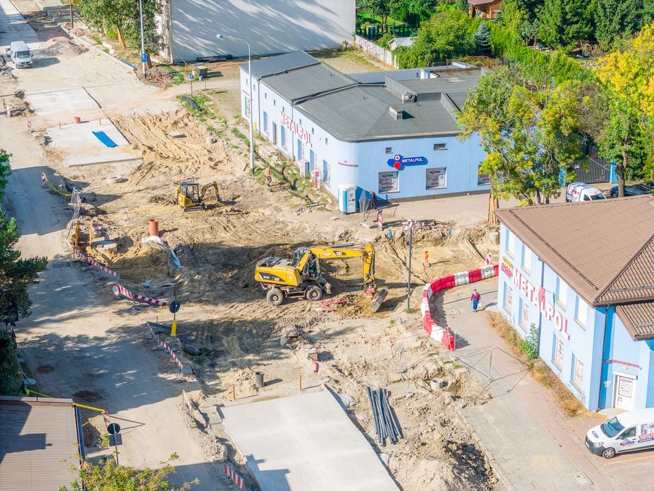 Remont ul. Przybyszewskiego