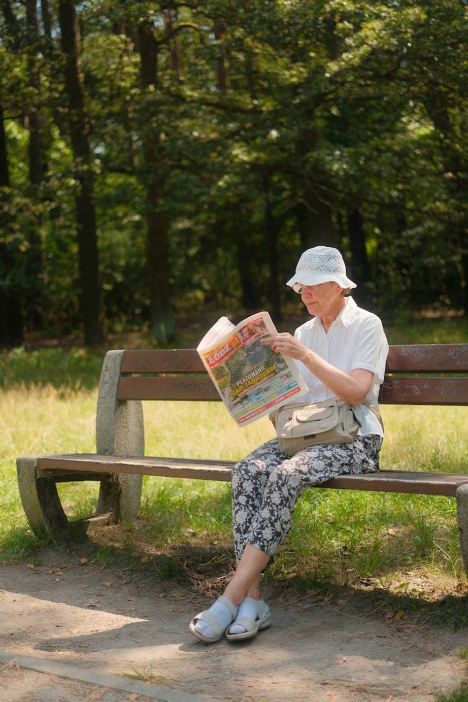 Łódź. Arturówek w pełnym słońcu. Idealny czas na plażowanie!