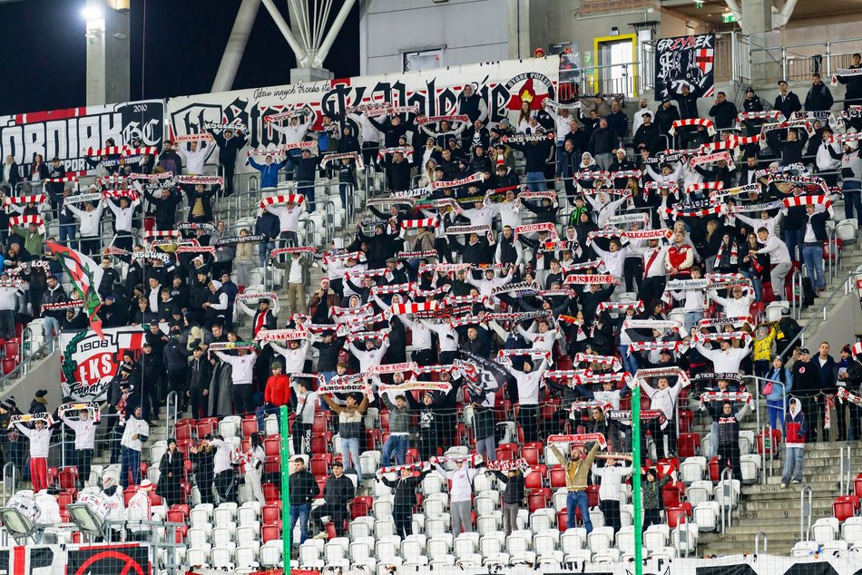 Łódź. Kibice na meczu ŁKS Łódź - Śląsk Wrocław. Byłeś/aś? Znajdź się w galerii