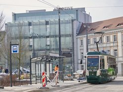 Przejazd testowy tramwaju MPK Łódź na ul. Legionów