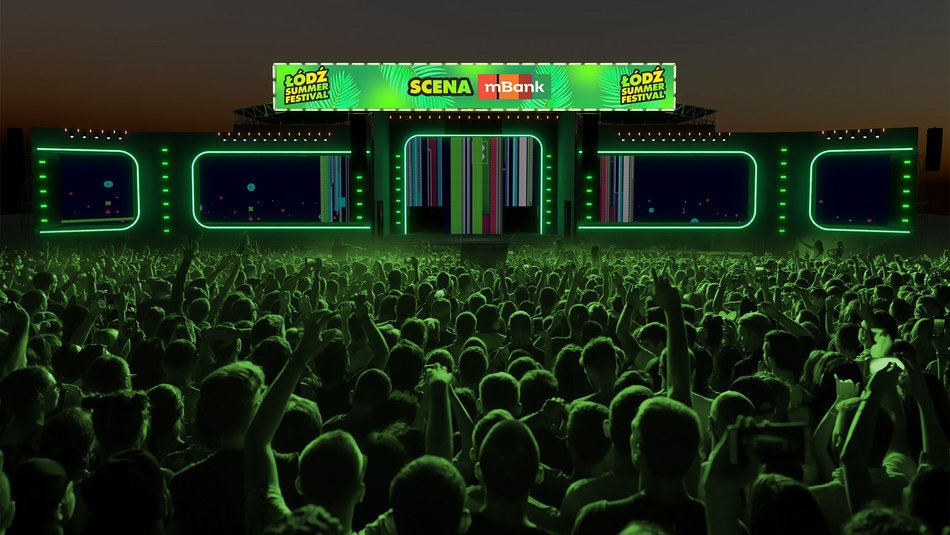 Miasteczko festiwalowe na Łódź Summer Festival 2025