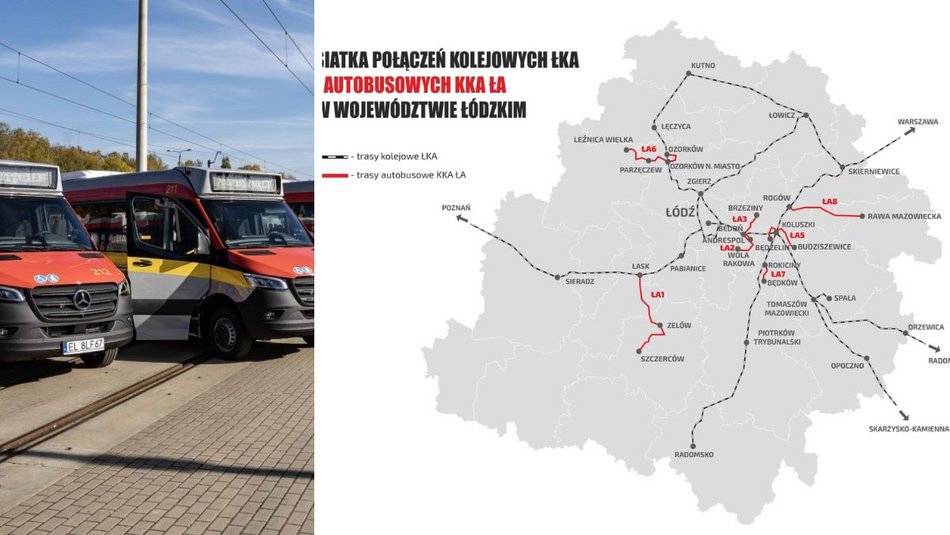 Nowe trasy autobusów ŁKA. Aż 9 połączeń już od grudnia