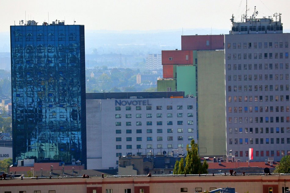 Wyjątkowa panorama Łodzi z dachu "wieżowca TVP"!