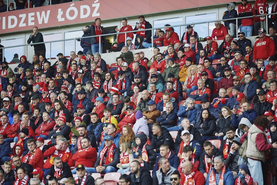 Kibice na meczu Widzewa Łódź z Motorem Lublin. Byłeś? Odszukaj się na trybunach