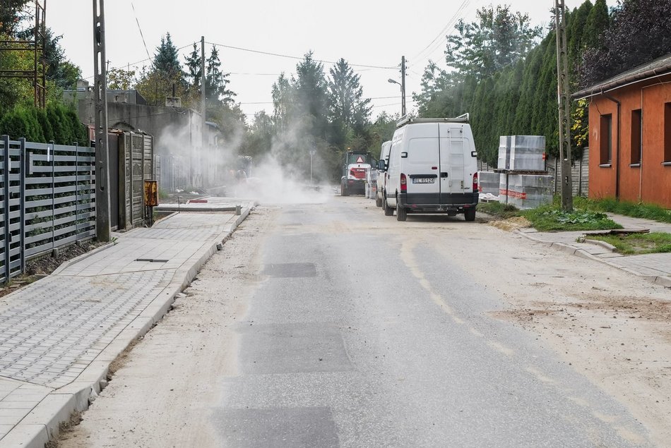 Remont ulic Zapolskiej i Płaskiej