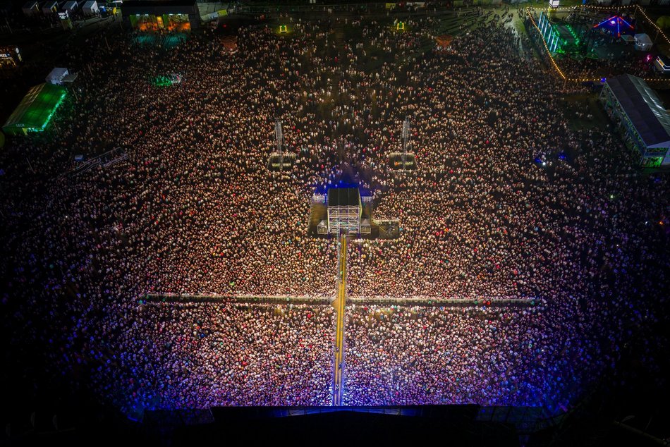Łódź Summer Festival 2025 z lotu ptaka! Zobacz te spektakularne kadry!