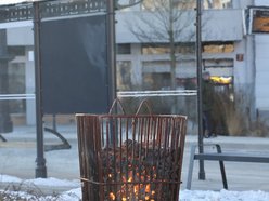 Łódź. Koksowniki na ulicach miasta