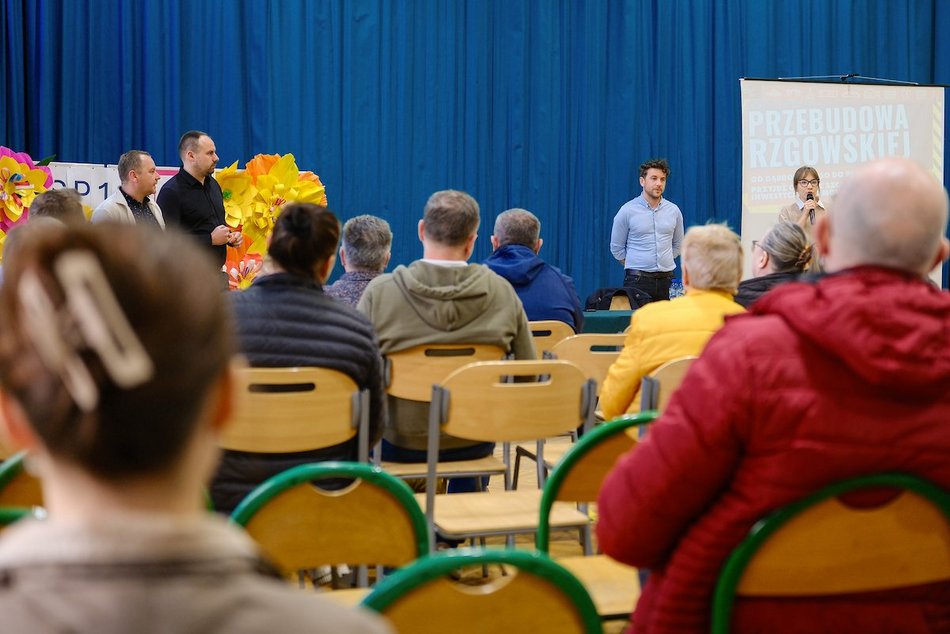 Łódź. Przebudowa Rzgowskiej. Za nami spotkanie z mieszkańcami