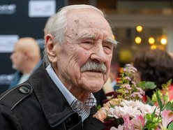 Łódź. Witold Giersz w Alei Gwiazd na Piotrkowskiej