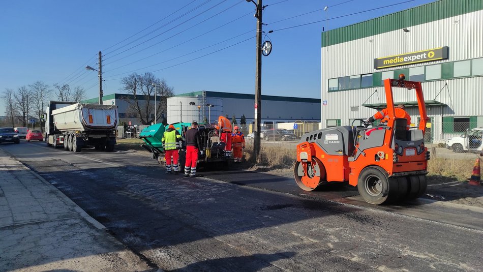 Remont cząstkowy na ul. Zakładowej