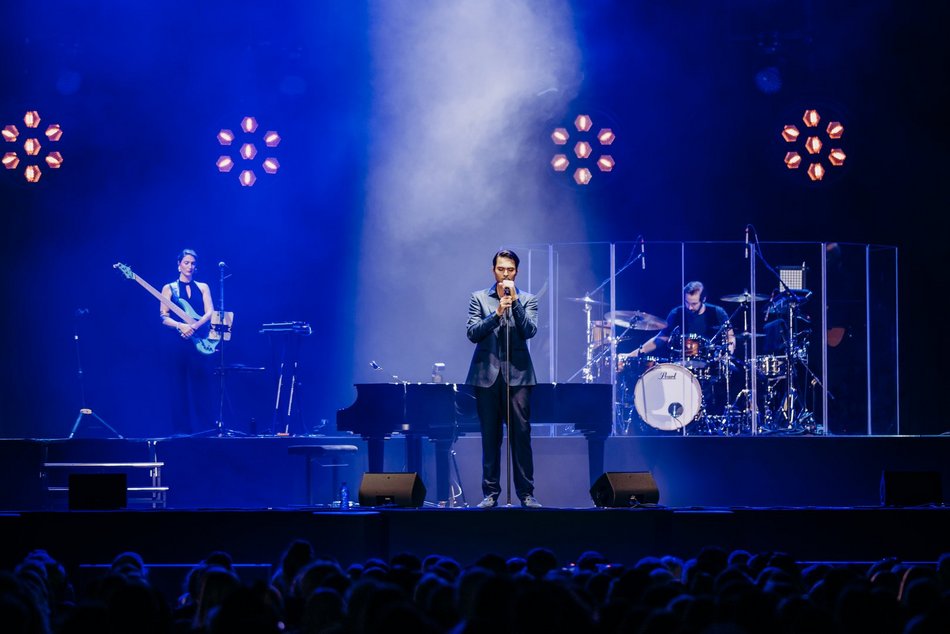 Łódź. Matteo Bocelli w Łodzi. Syn słynnego Andrei zachwycił tłumy w Atlas Arenie