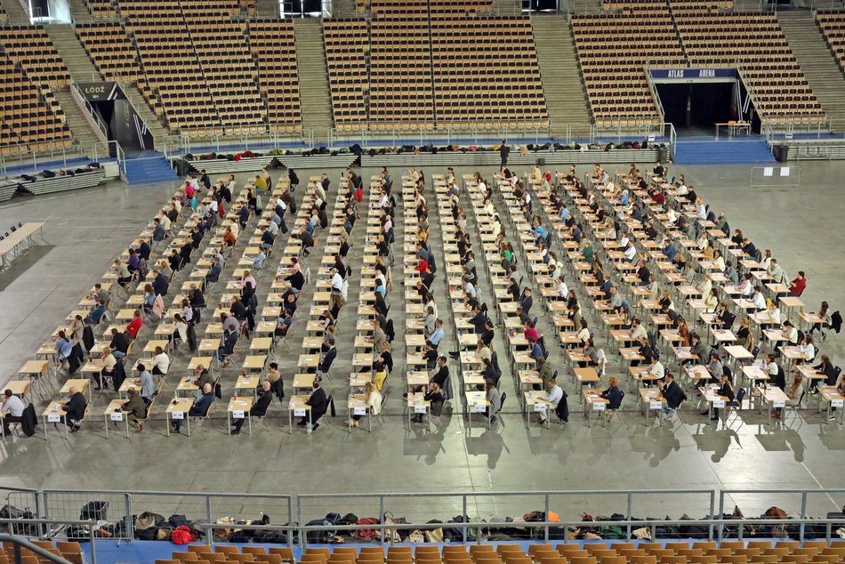 Egzamin lekarzy w Atlas Arenie