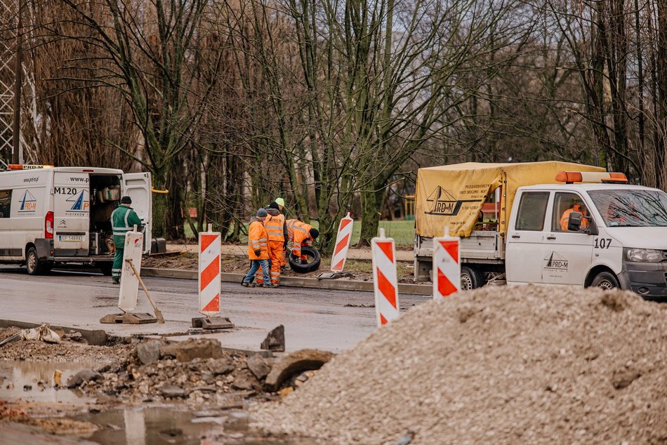 Remonty dróg w Łodzi w toku