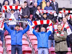 Kibice na meczu ŁKS Łódź z GKS Tychy. Byłeś? Znajdź się w galerii!