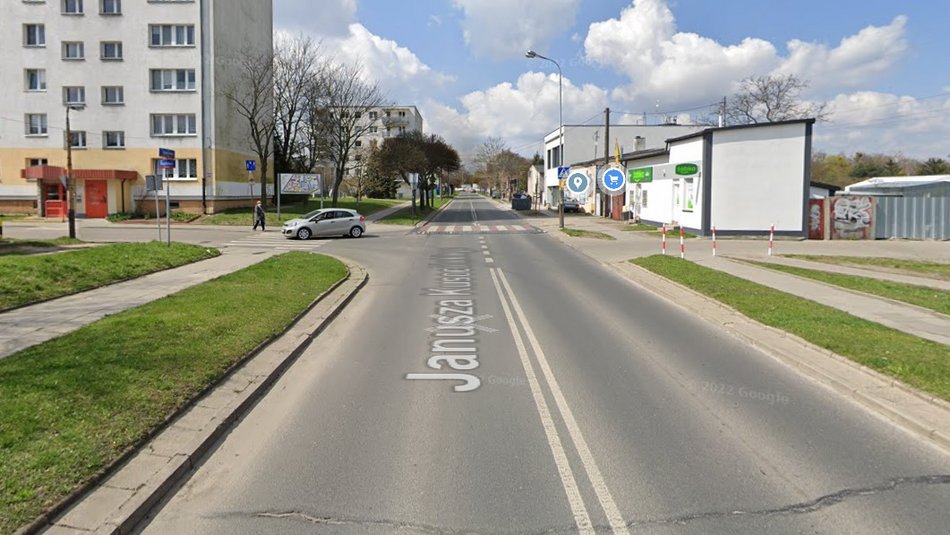 Skrzyżowanie ulic Kusocińskiego i Rajdowej