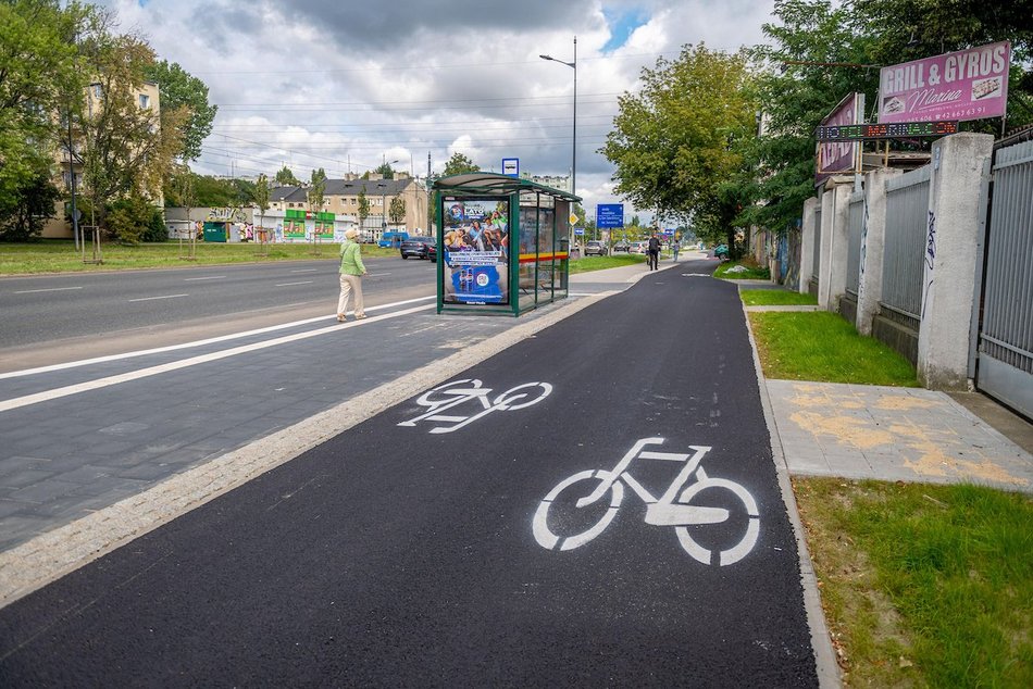Łódź. drogi rowerowe