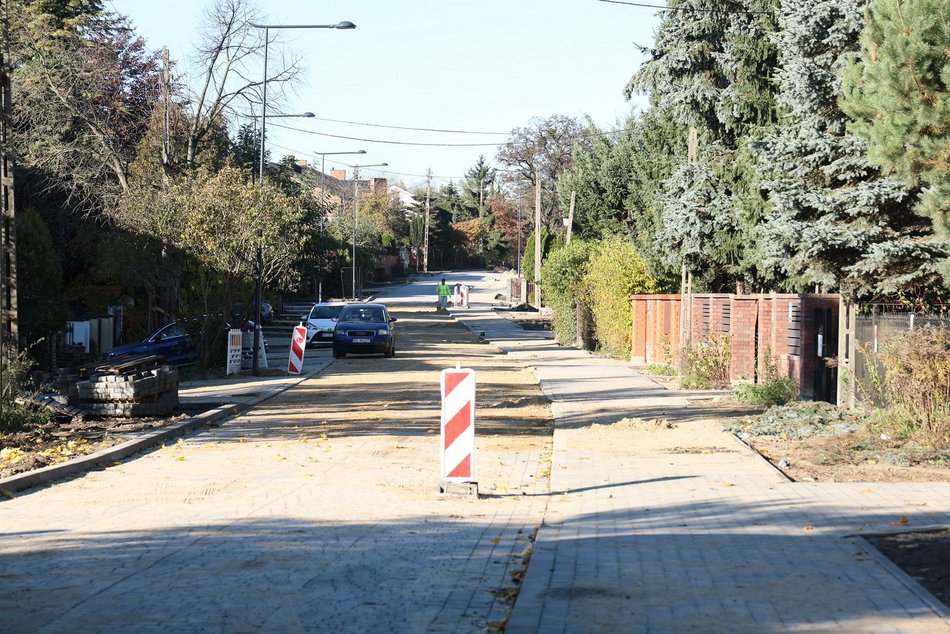 Łódź. Remont ul. Spartakusa w Łodzi