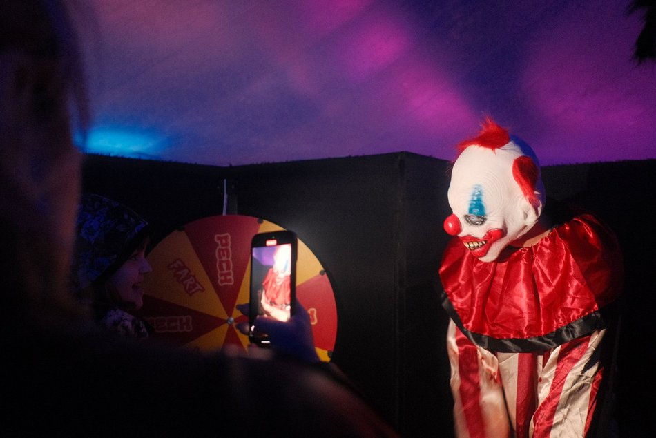 Łódź. Straszny Cyrk w Manufakturze w Łodzi. Wchodzisz tam na własną odpowiedzialność!