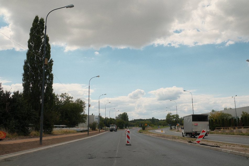 Łódź. Łódź. Remont ul. Puszkina w Łodzi