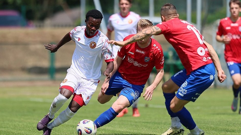 Łódź. Widzew Łódź - Odra Opole. Porażka w pierwszym sparingu