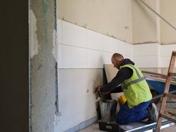 Łódź. Remont ruiny przy Włókienniczej w Łodzi