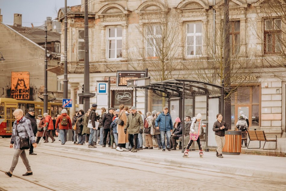 Plac Wolności, park Staromiejski i Stary Rynek w Łodzi