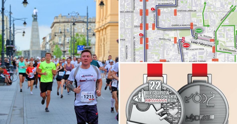 Bieg Ulicą Piotrkowską Rossmann Run 2025 w pigułce