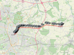 Łodź. Linia 53B MPK Łódź