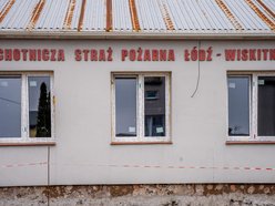 Łódź. Remont OSP na Wiskitnie w Łodzi postępuje. Nowy dach, ściany i okna!