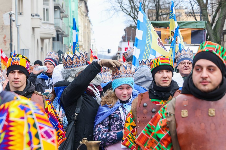 Orszak Trzech Króli przeszedł ulicami Łodzi