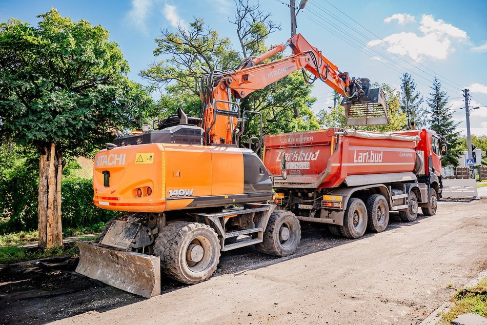 Łódź. Remont Tuszyńskiej w Łodzi. Trwają prace na kolejnym odcinku