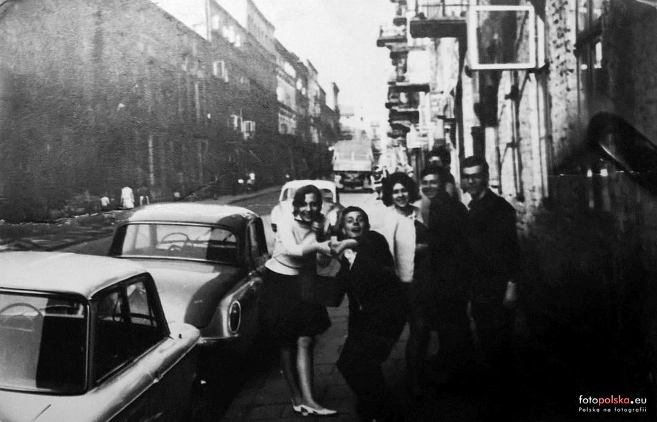 Łódź. Ulica Włókiennicza w Łodzi - lata 1970-1980